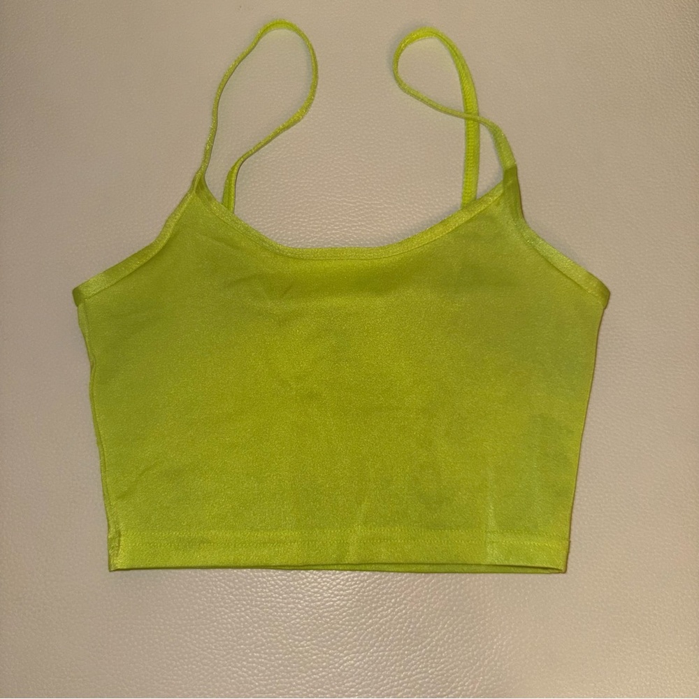 TNA Neon Green Camisole Top
